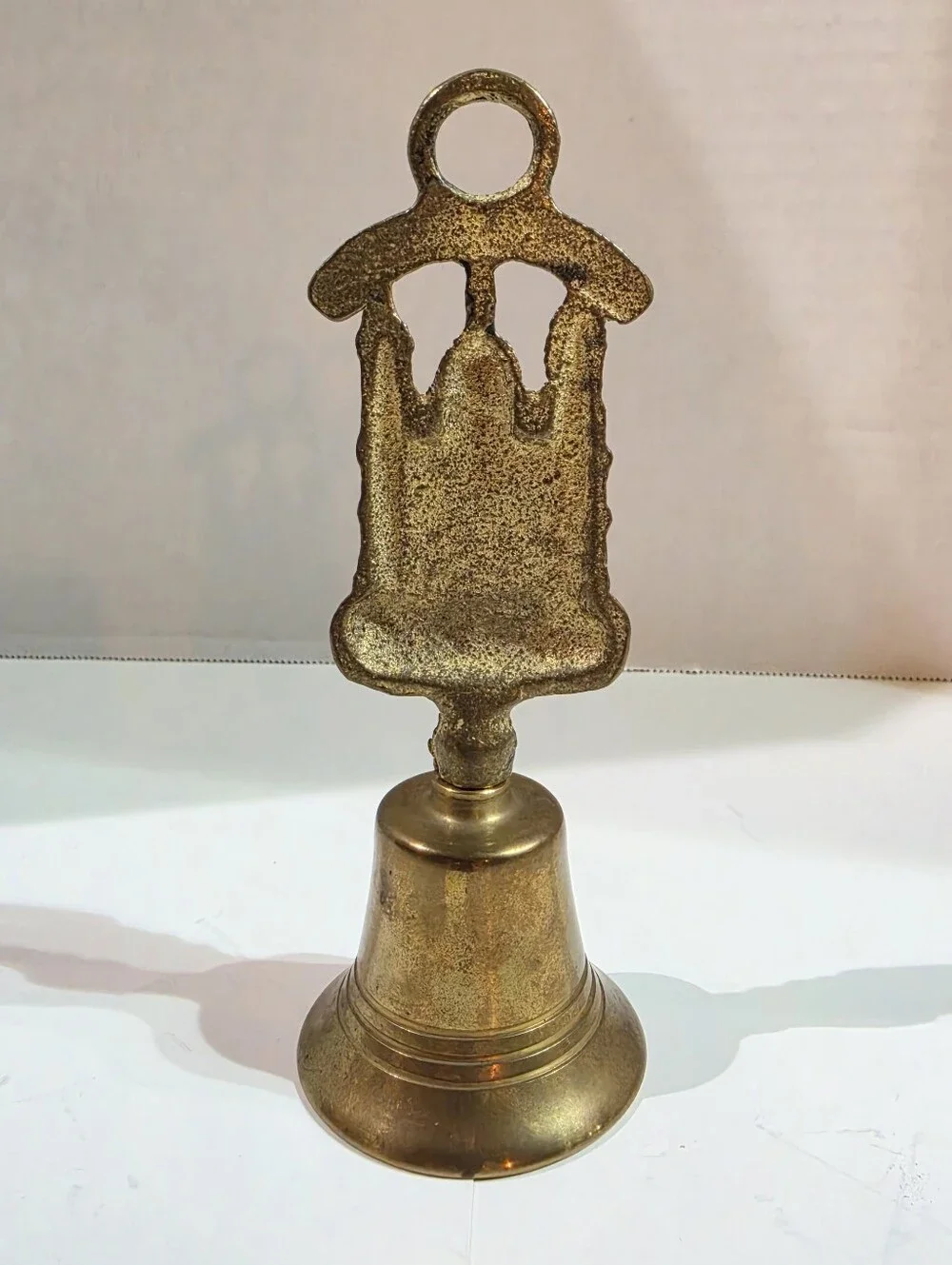 Vintage 1960s Solid Brass St. Paul’s Cathedral London Hand Bell | Mid-Century UK